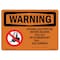 Signmission OSHA WARNING Sign, Natural Gas Pipeline Before, 18in X 12in Aluminum, 12" W, 18" L, Landscape OS-WS-A-1218-L-12258 - alternate 1